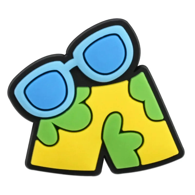 Cartoon Bag Charms for EVA Beach Totes – 25 Designs