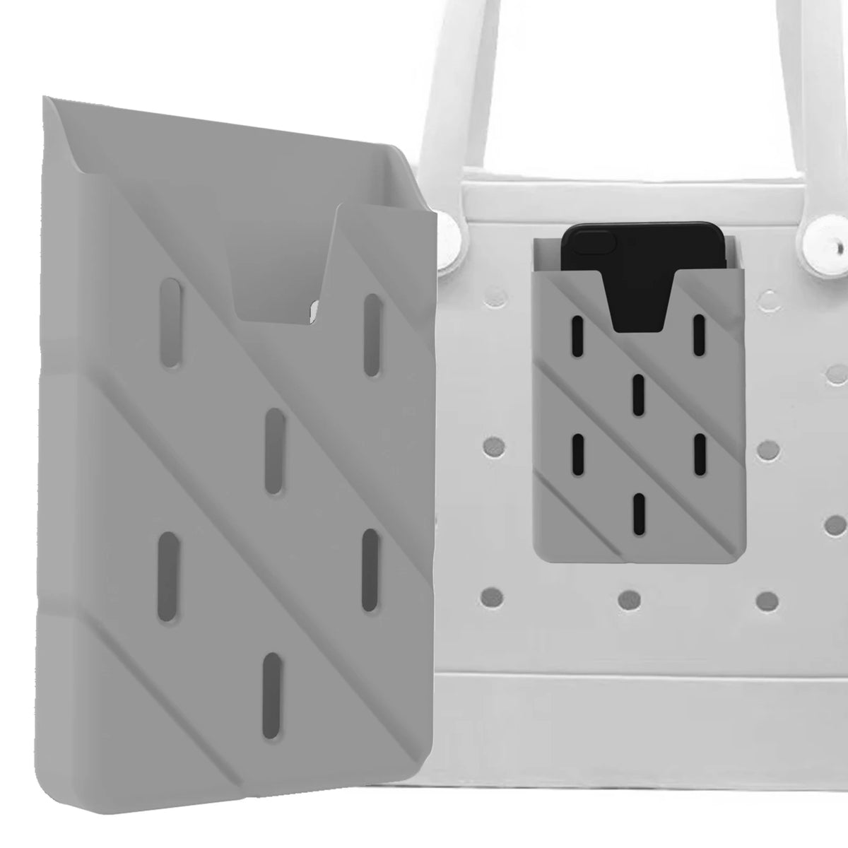 Self-Sealing Silicone Phone Pouch for EVA Beach Totes