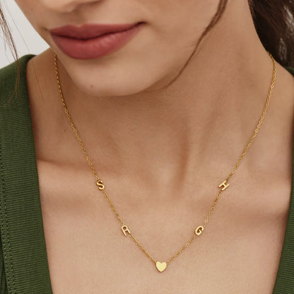 Multi Initial Necklace