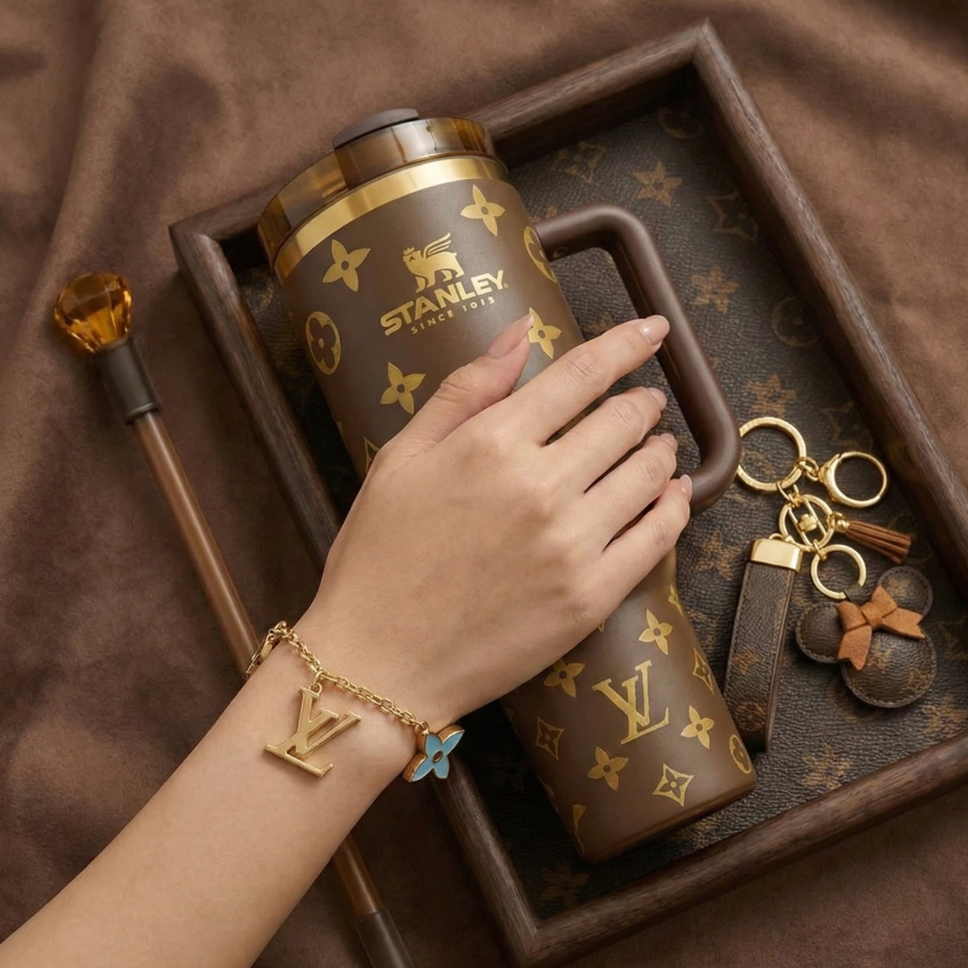 5-Piece Luxury Tumbler Gift Set – 40oz Tumbler + Accessories