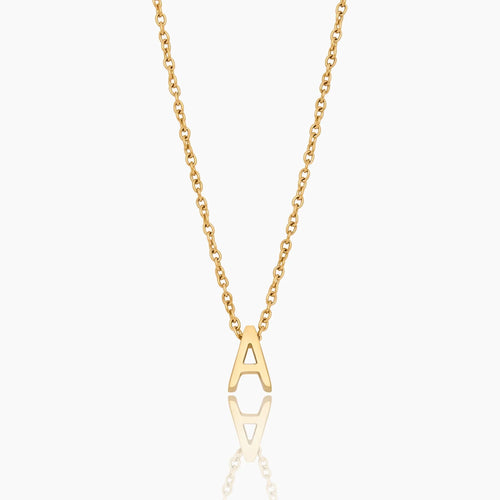 Dainty Initial Charm Necklace