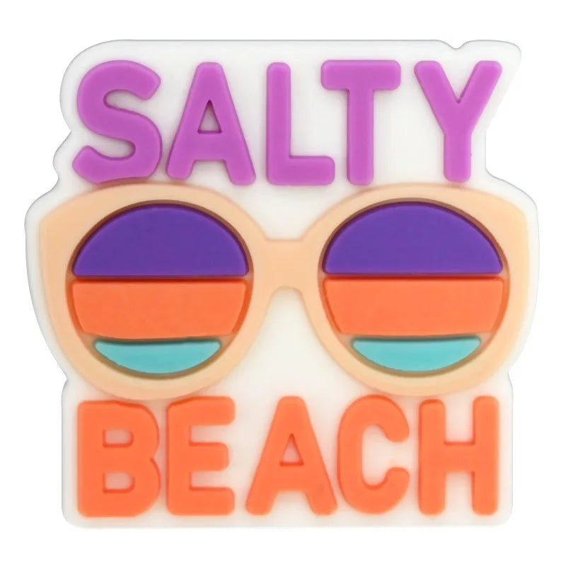 Cartoon Bag Charms for EVA Beach Totes – 25 Designs