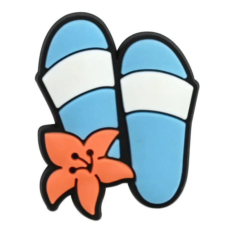 Cartoon Bag Charms for EVA Beach Totes – 25 Designs