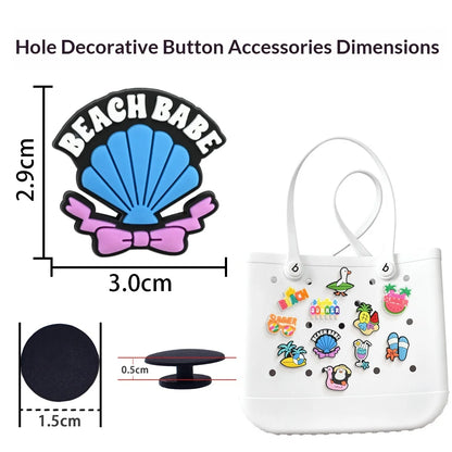 Cartoon Beach Bag Charms – Mix & Match Designs