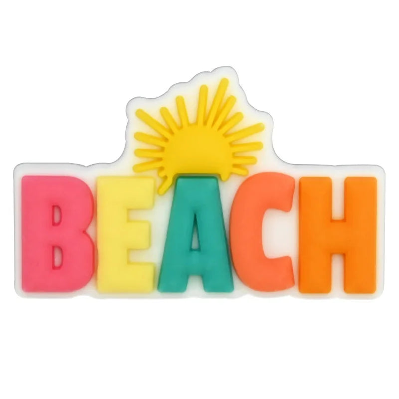 Cartoon Bag Charms for EVA Beach Totes – 25 Designs