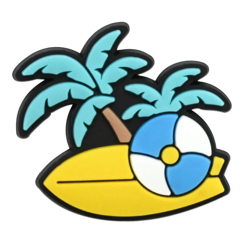 Cartoon Bag Charms for EVA Beach Totes – 25 Designs