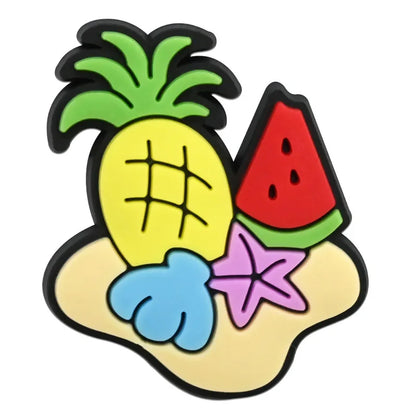 Cartoon Bag Charms for EVA Beach Totes – 25 Designs
