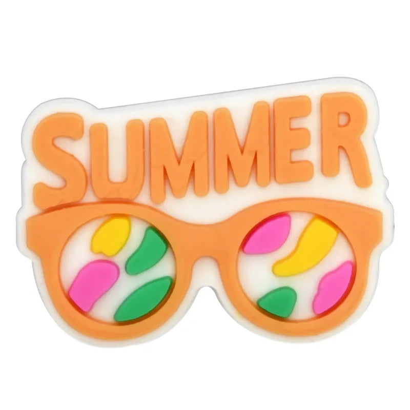 Cartoon Bag Charms for EVA Beach Totes – 25 Designs