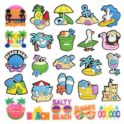 Cartoon Beach Bag Charms – Mix & Match Designs