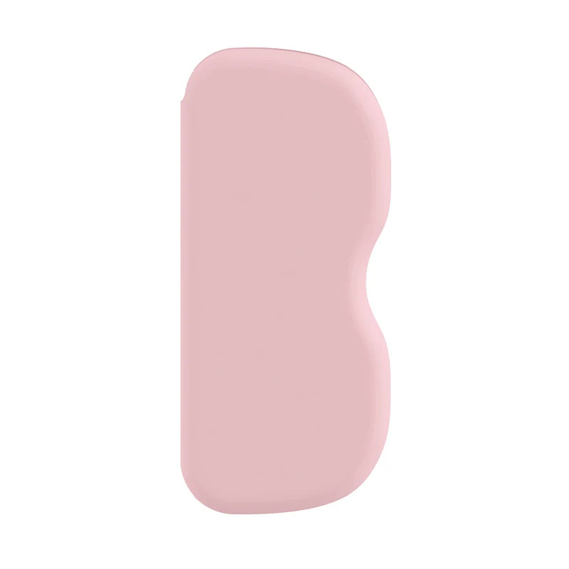 Pink silicone sunglasses holder for compatible EVA beach totes, shown on a white background