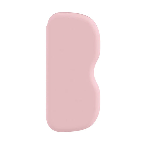 Pink silicone sunglasses holder for compatible EVA beach totes, shown on a white background