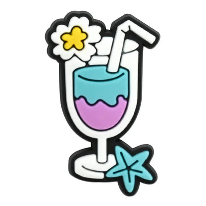 Cartoon Bag Charms for EVA Beach Totes – 25 Designs