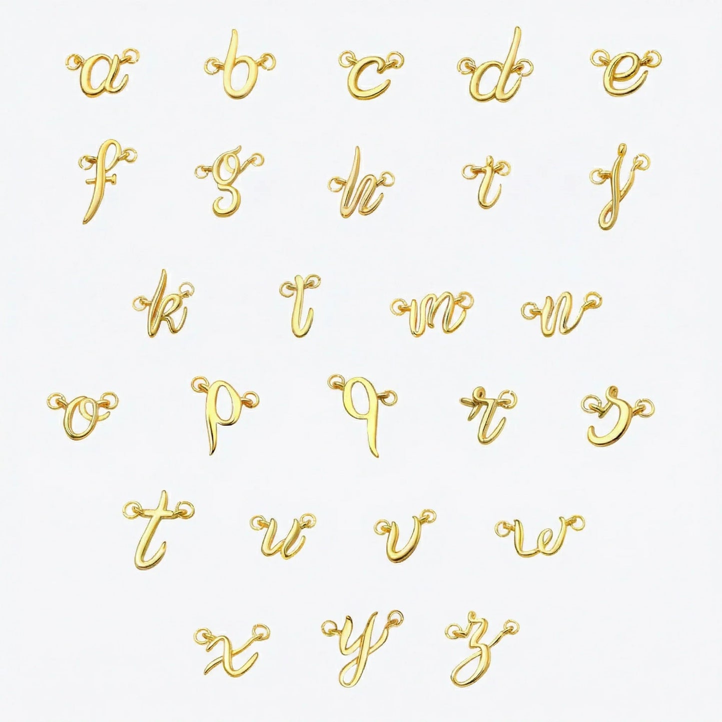 Dainty Cursive Initial Bracelet