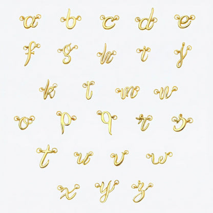 Dainty Cursive Initial Bracelet