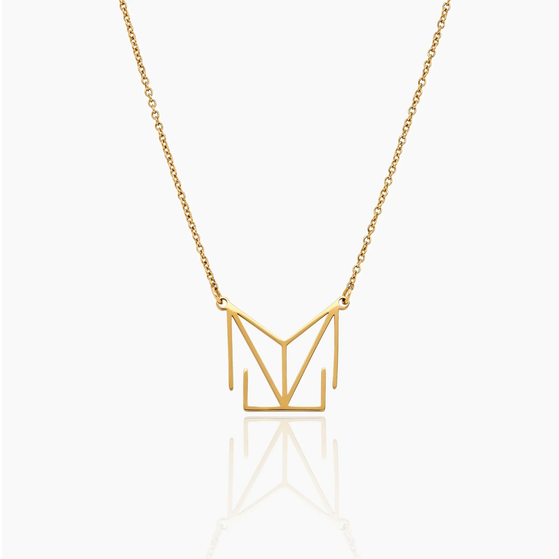 Minimalist Monogram Name Necklace