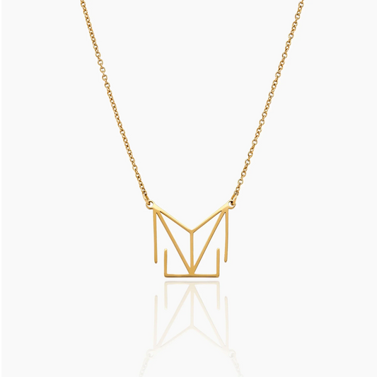 Minimalist Monogram Name Necklace