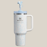 40oz Tumbler with Handle & Straw – Winter Ice Edition