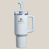 40oz Tumbler with Handle & Straw – Alpine Blue Edition