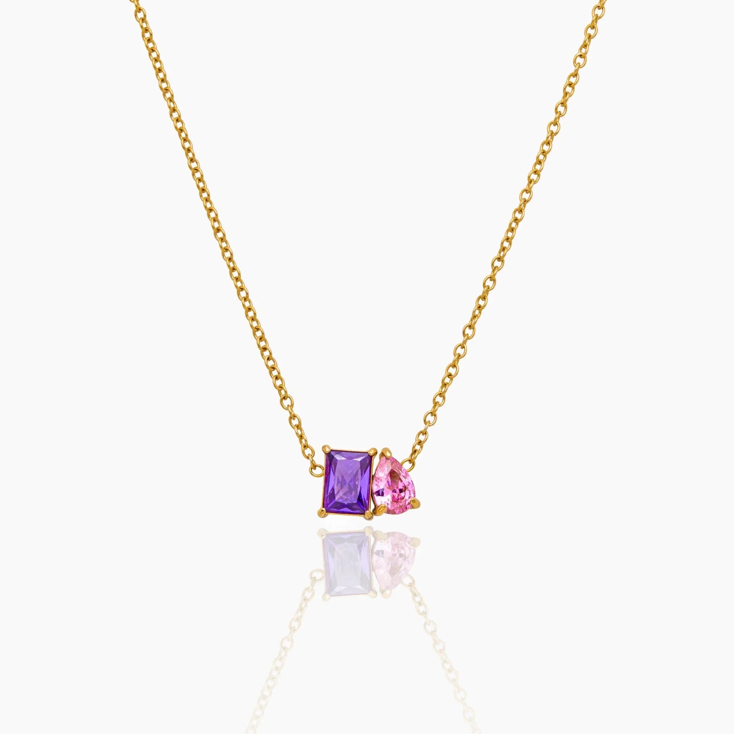 Forever Duo Birthstone Necklace