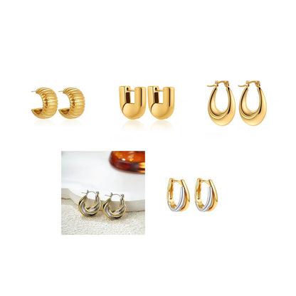 The Hoop Edit — 5-Piece Jewelry Set