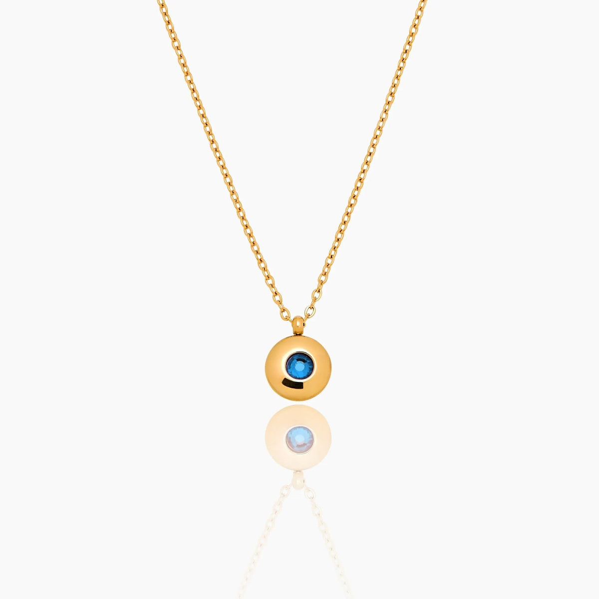 mini-birthstone-pendant-necklace — Gold / Dec-Blue Topaz
