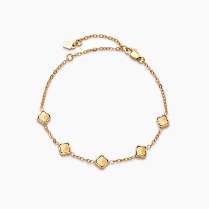 Mini Sunburst Clover Bracelet