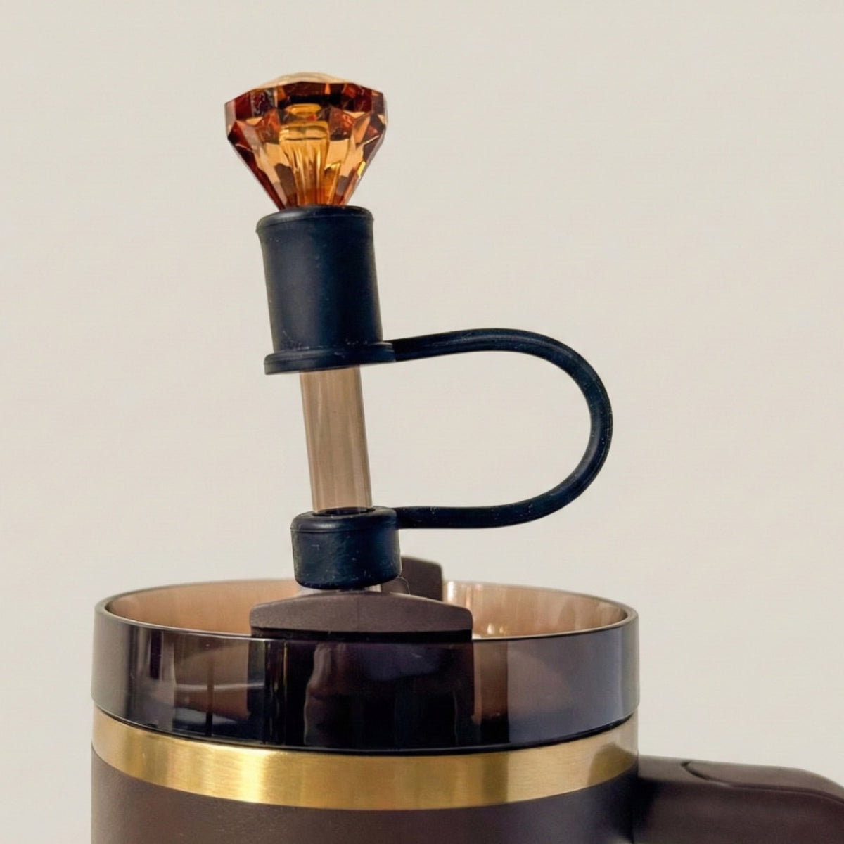 Brown 40oz tumbler studio angle